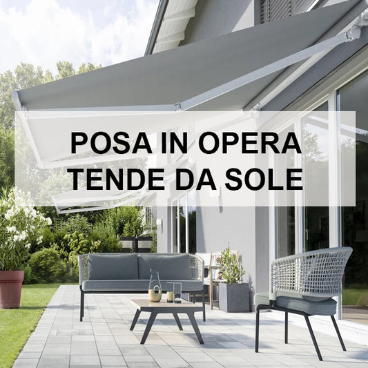 Posa in opera tende da sole